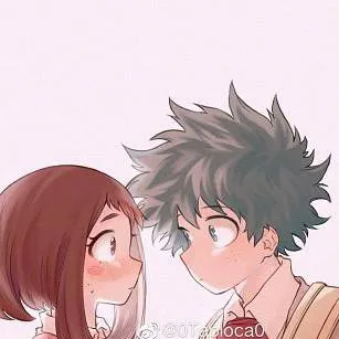 chat with ai character: deku x ochaco 