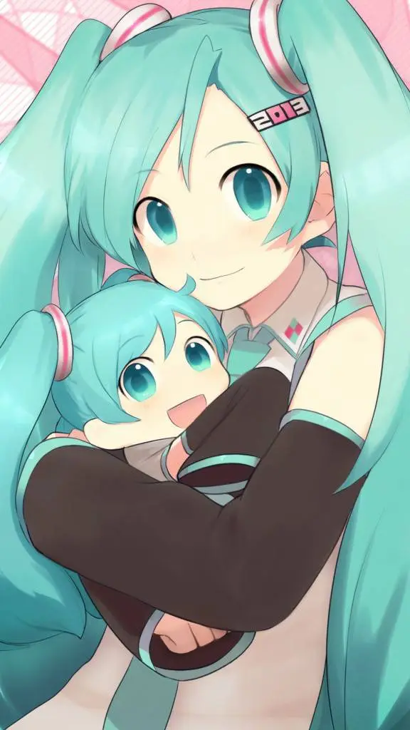 ai character: miku background