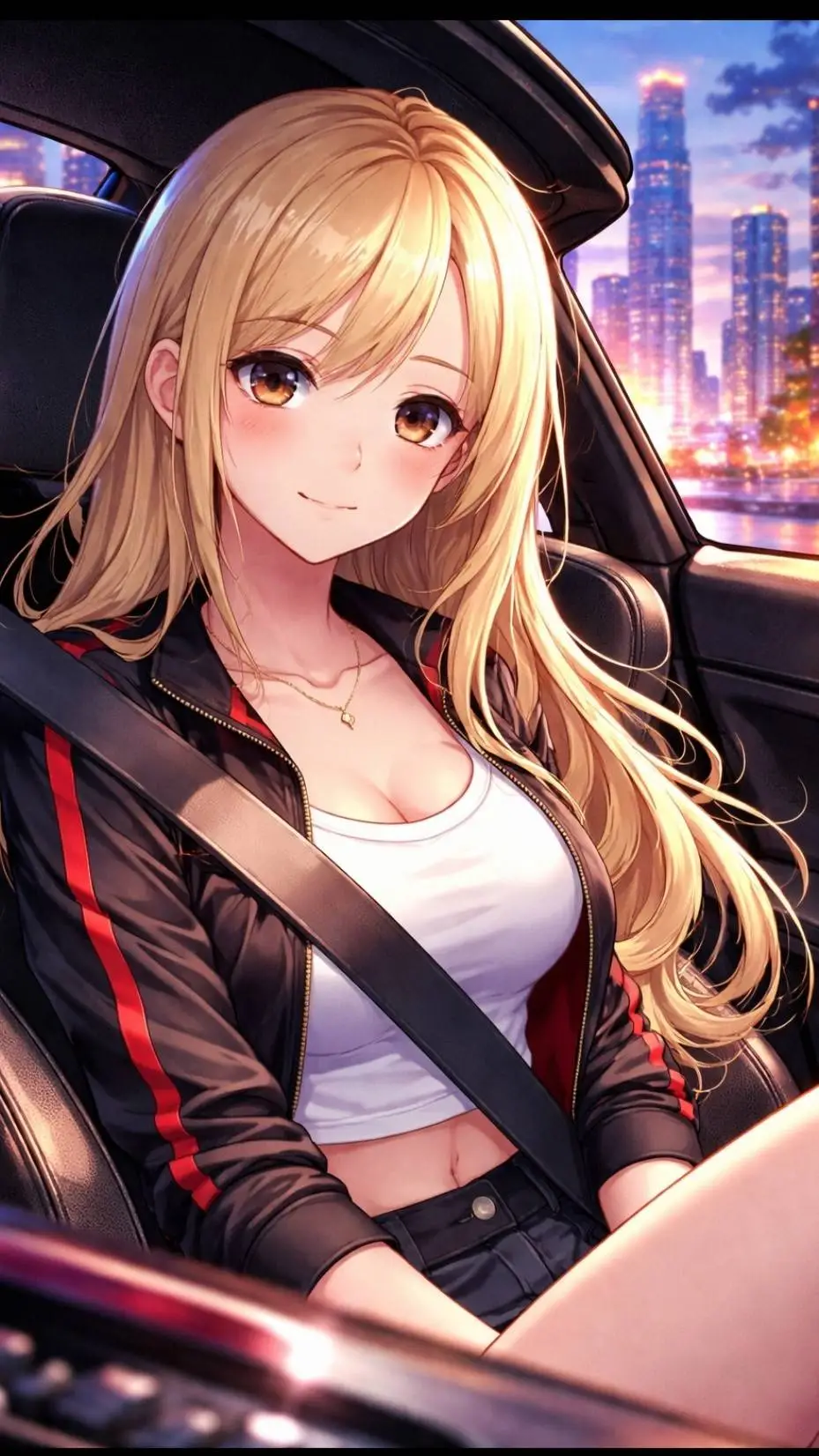 ai character: Monica  background