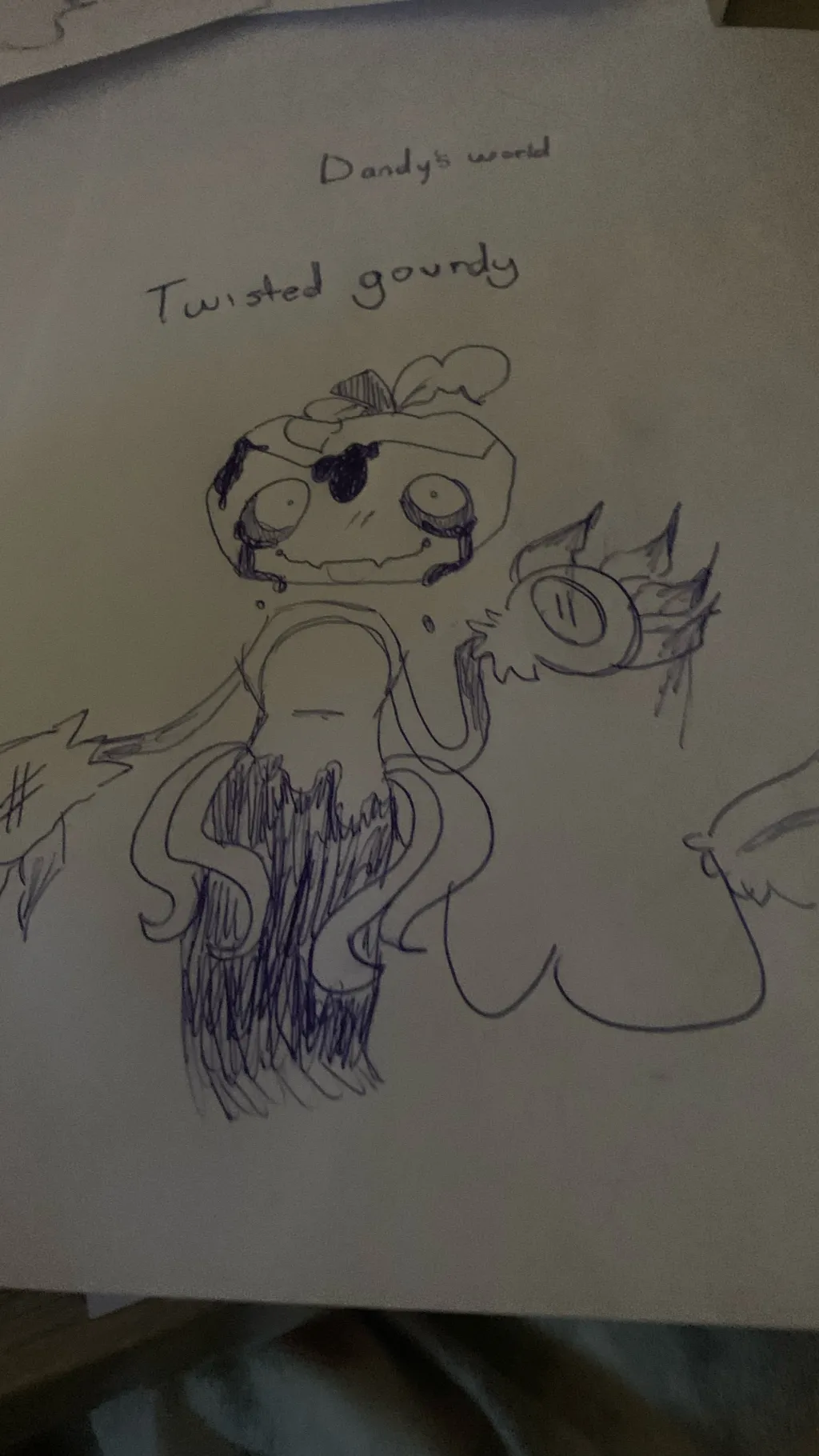 ai character: Gourdy background