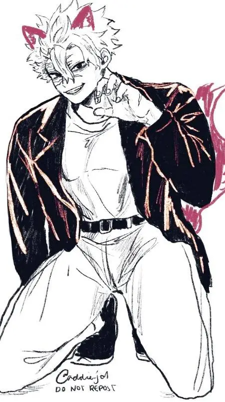 ai character: WËR3W0LF SĀN3MI background