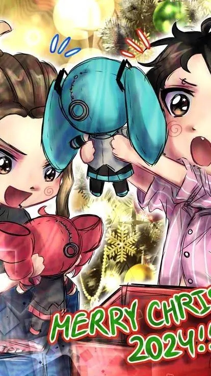 ai character: ✨️tom and bill🎄 background