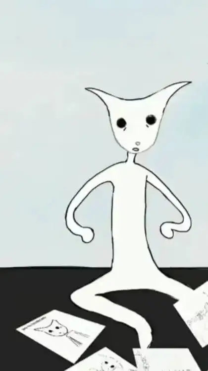 ai character: kittty background
