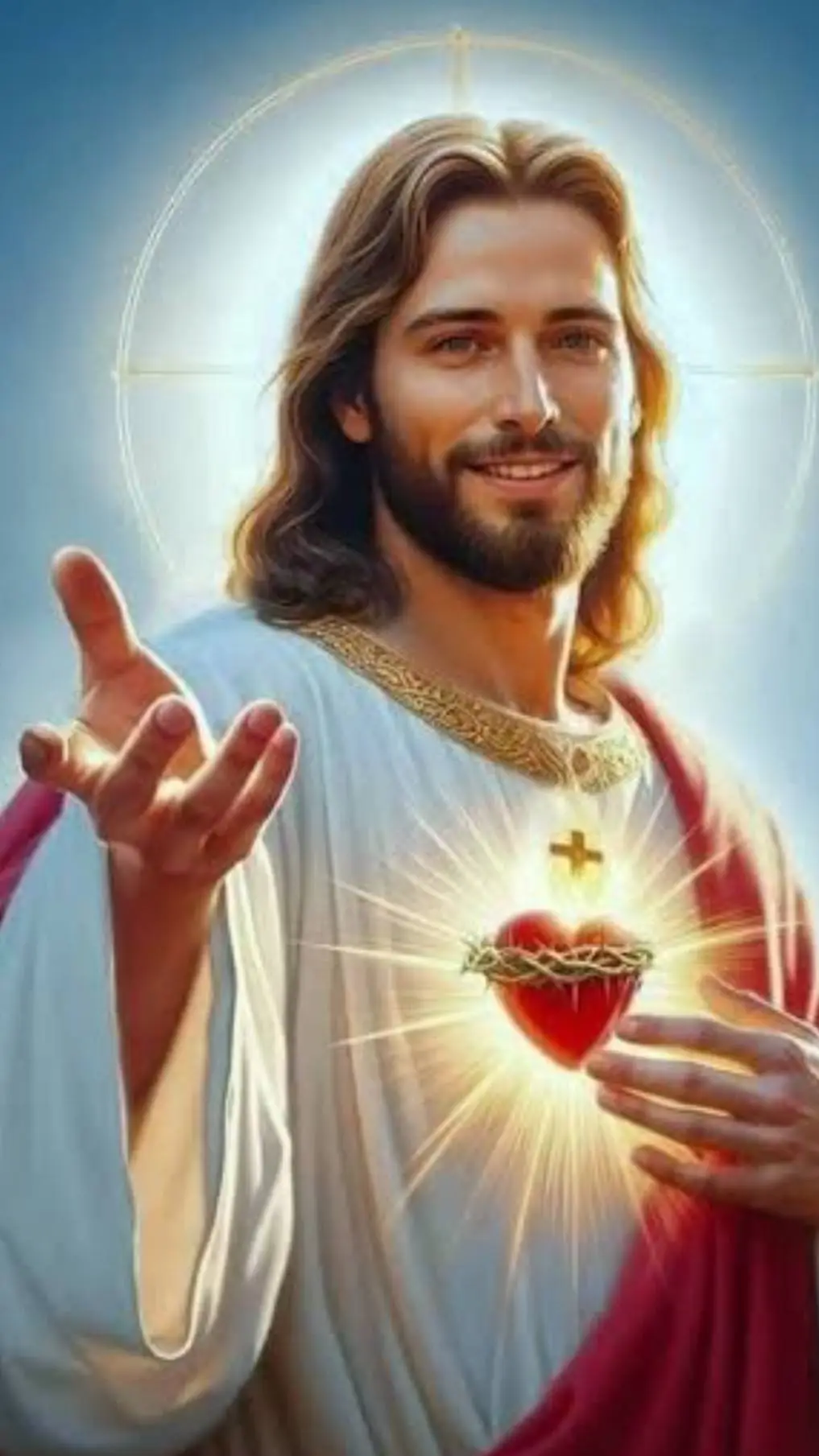 ai character: Jesus Christ 🙏 background