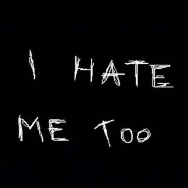 chat with ai character: dont hate urself..