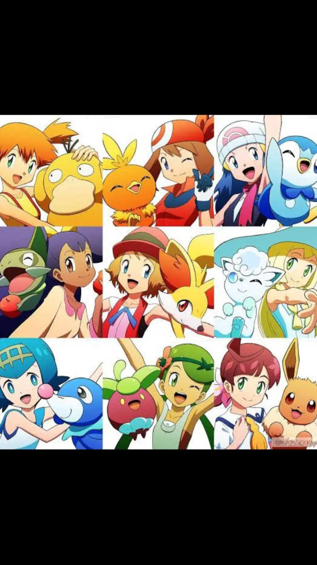 ai character: todas las de Poké background