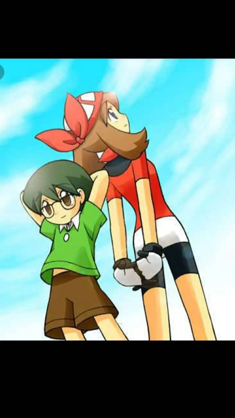 ai character: May y Max background