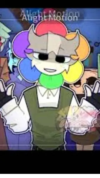 ai character: dumb bold- dandy background