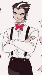 ai character: husk human  background