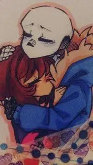 ai character: friks y sans background