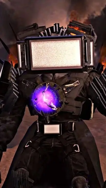 ai character: Titan tv man background