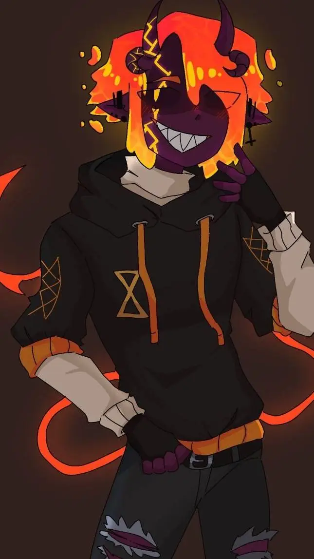 ai character: 🔥magmaboi🔥 background