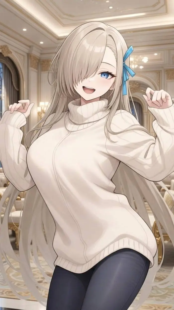 ai character: 🩵Melani🤍💫 background