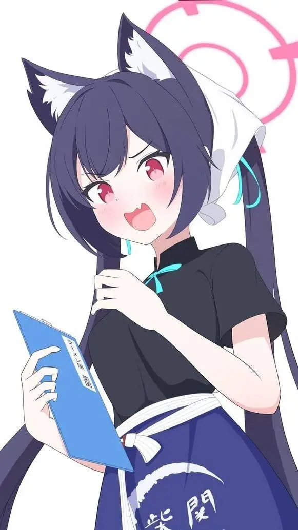 ai character: Serika Kuromi background