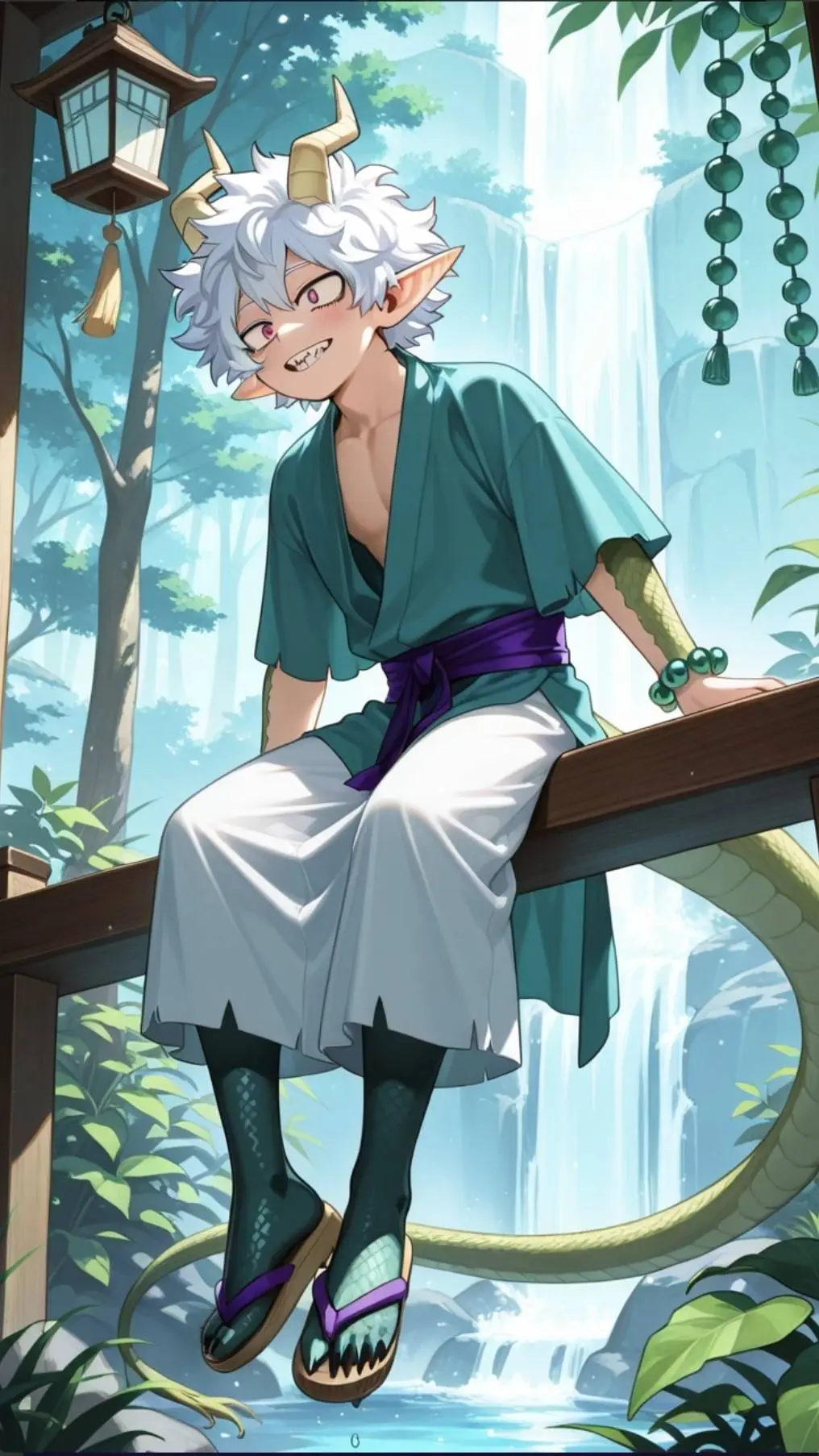 ai character: MHA Monster  background