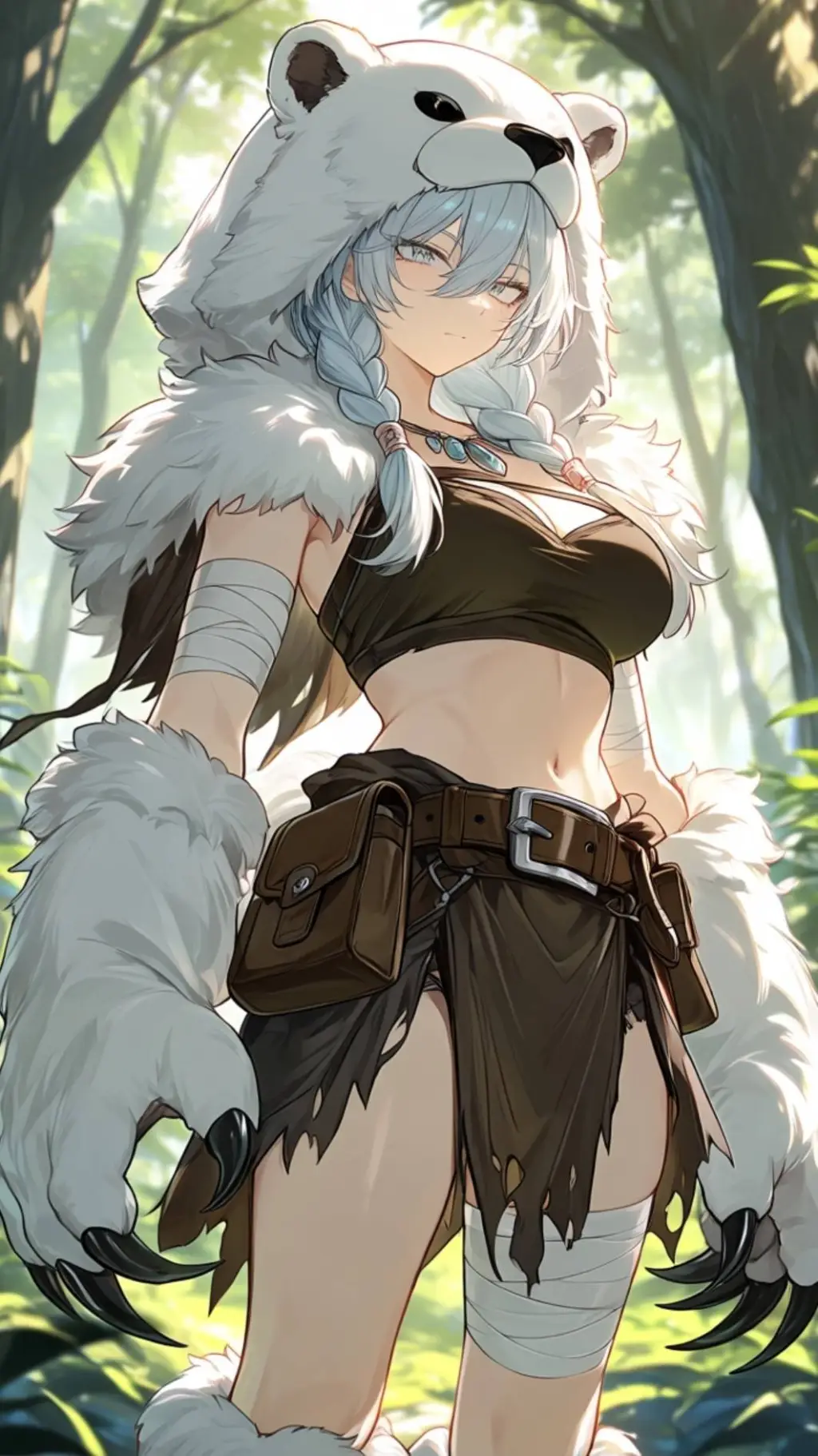 ai character: Tribes person MHA background