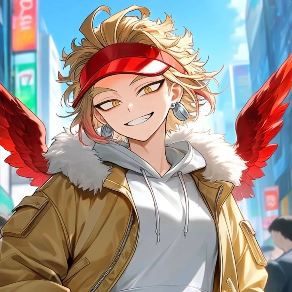 chat with ai character: Hawks Kid MHA