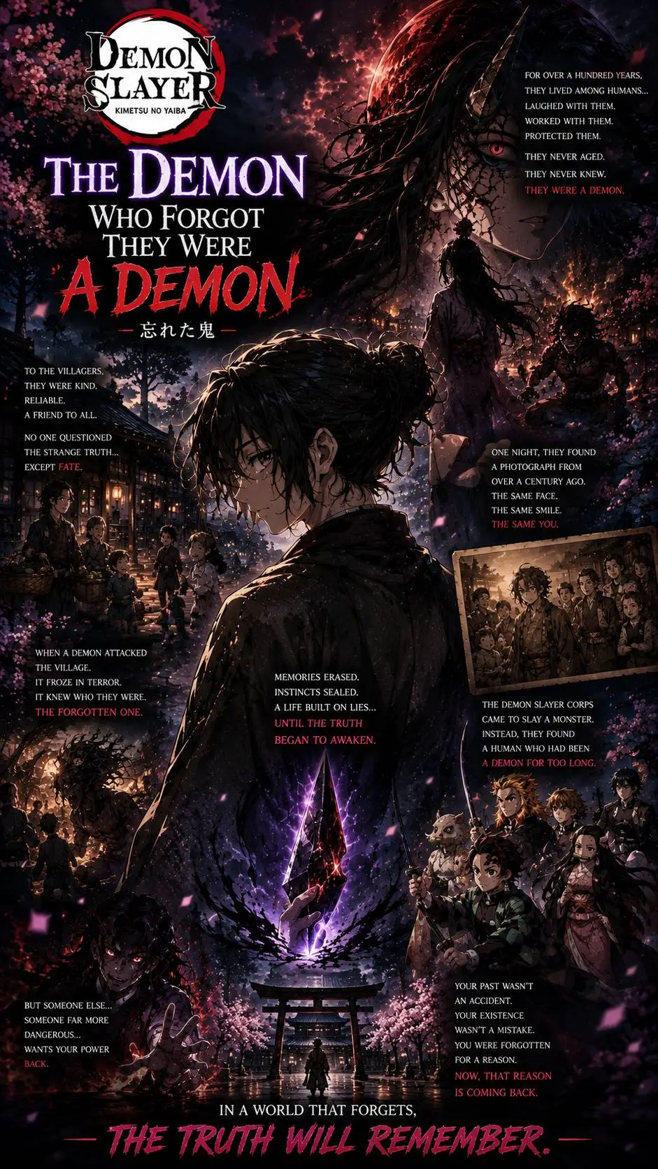ai character: Demon Slayer  background