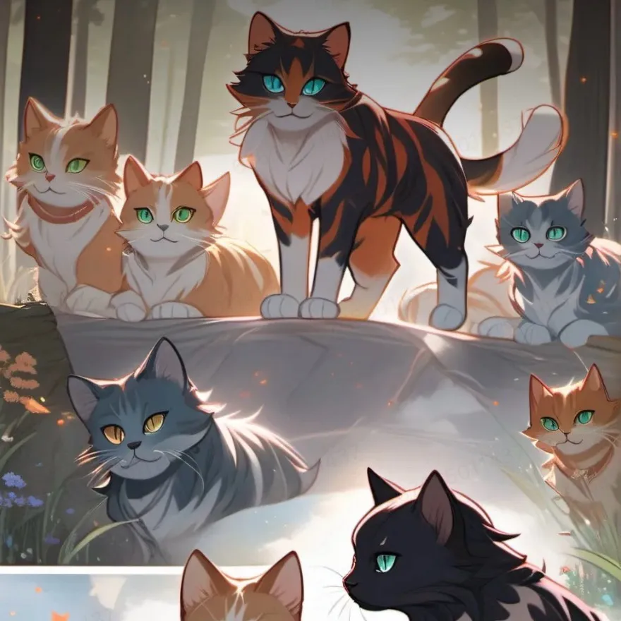 chat with ai character: Warrior catS