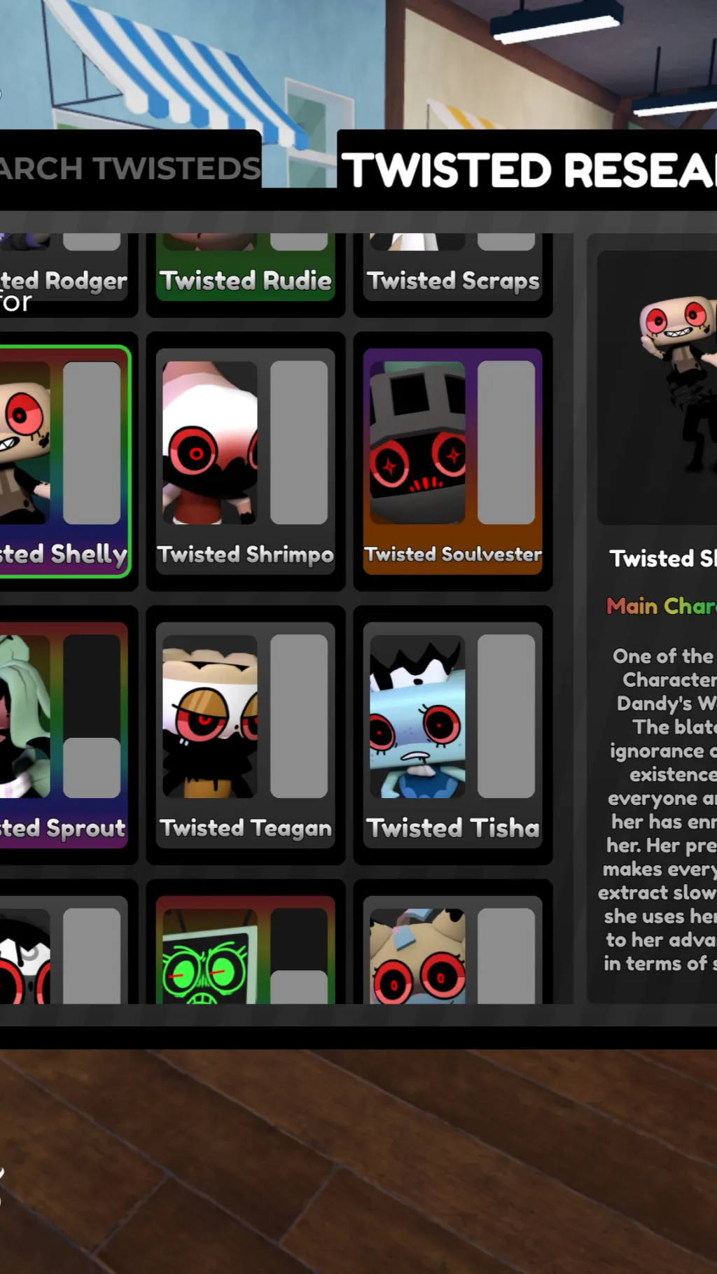 ai character: WoF5 background