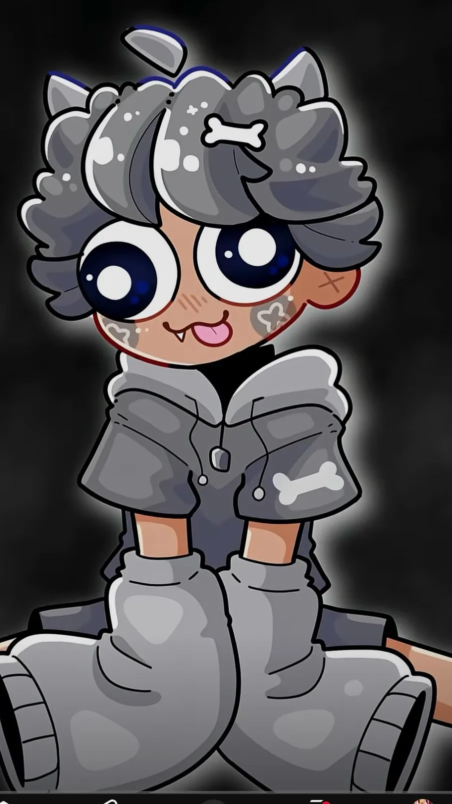 ai character: Fxnn background