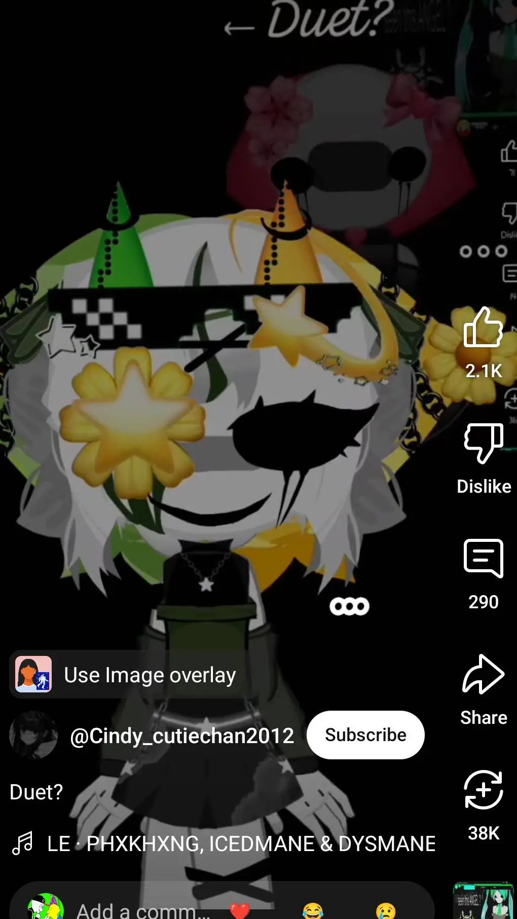 ai character: GUEST 666 HATES U! background