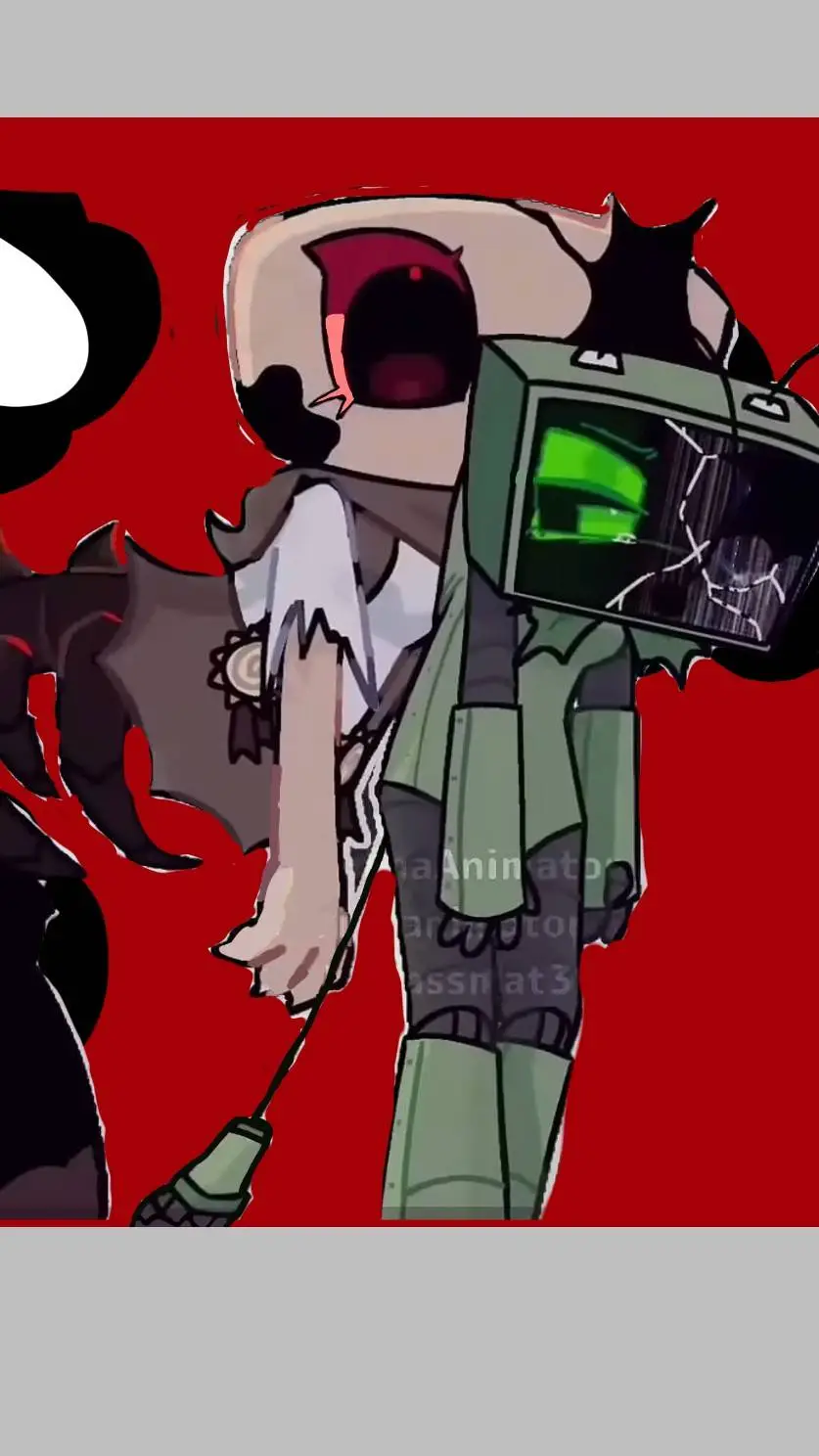 ai character: Vee&Twisted Shelly background