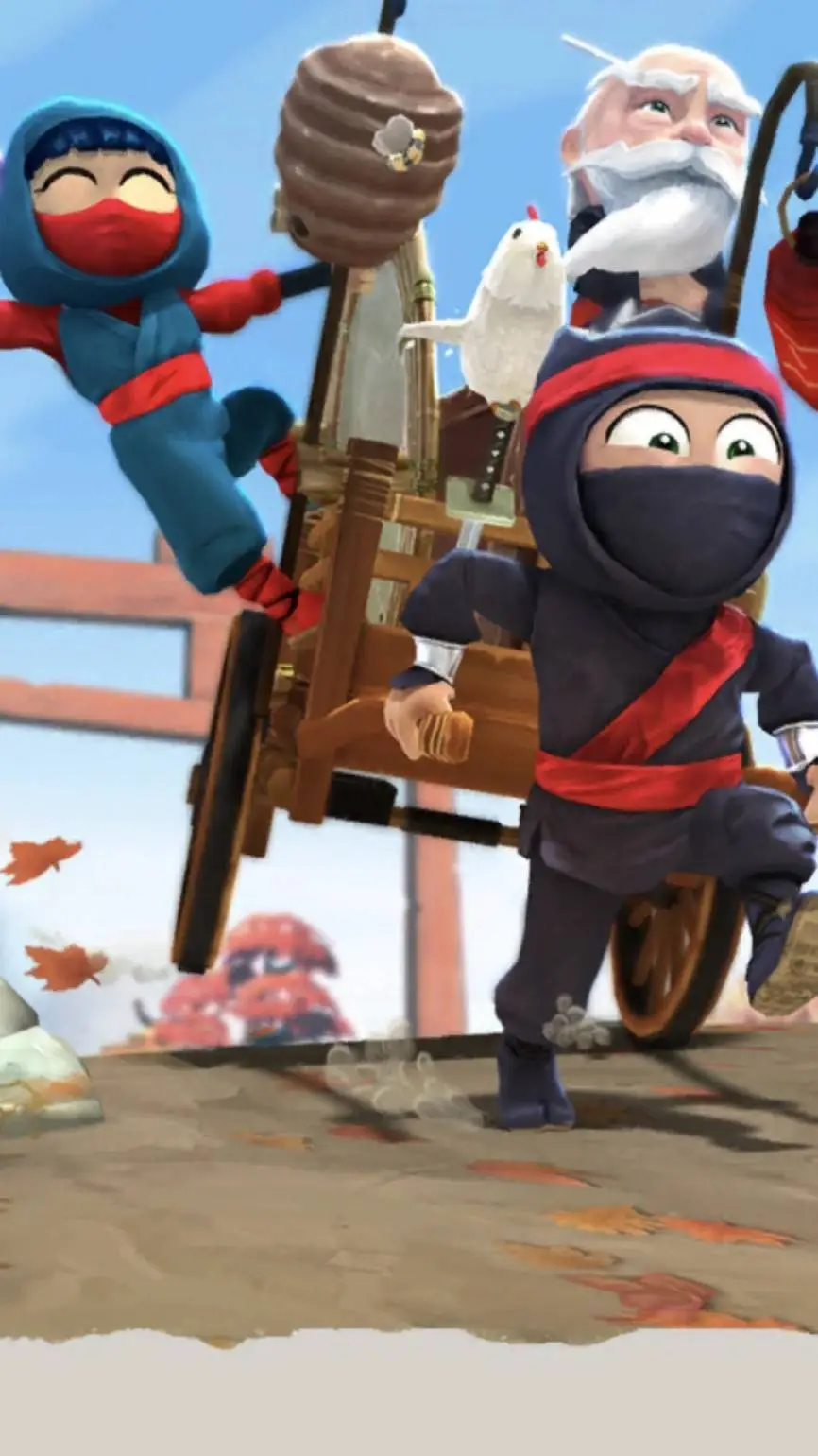 ai character: Clumsy Ninja RTrip background