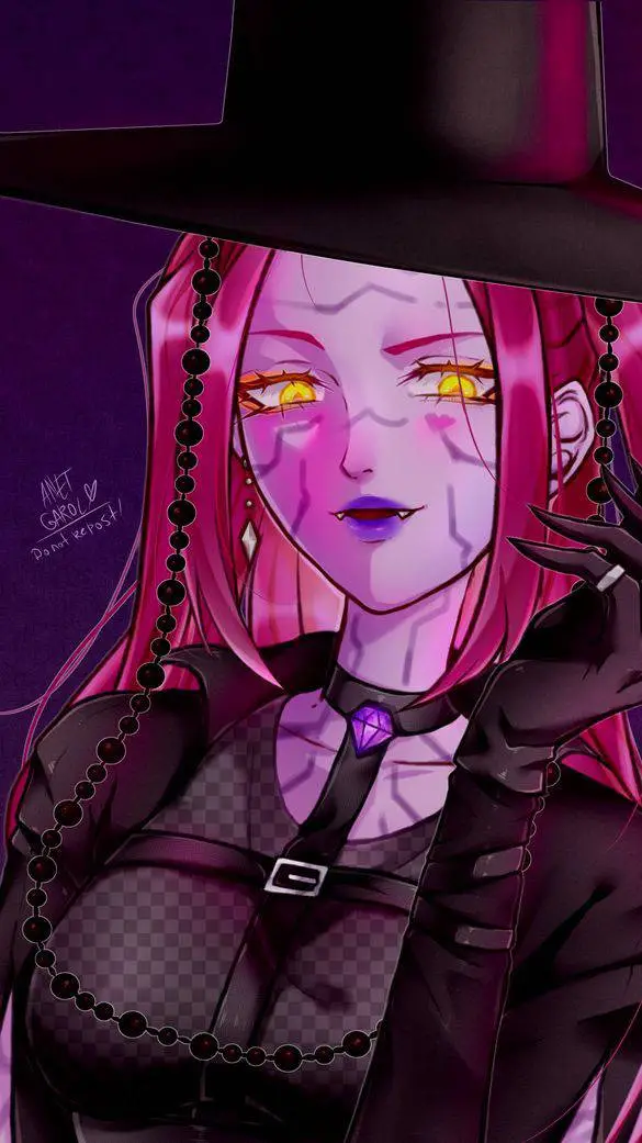 ai character: demon mira background