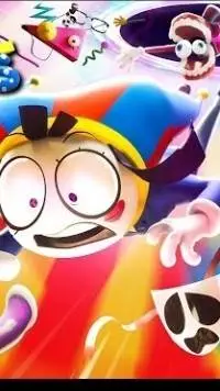 ai character: digital circs background