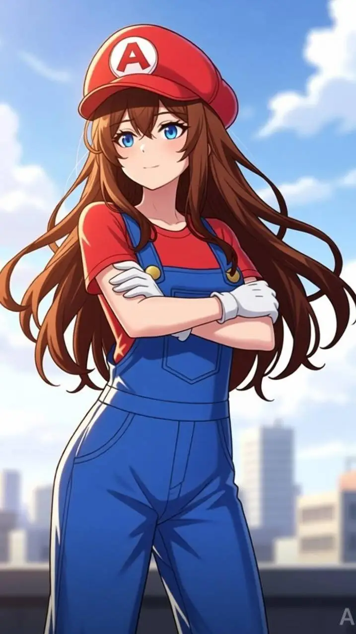 ai character: Super🍄Astra  background