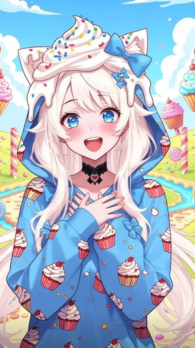 ai character: 🎂Cupcake🎂 background