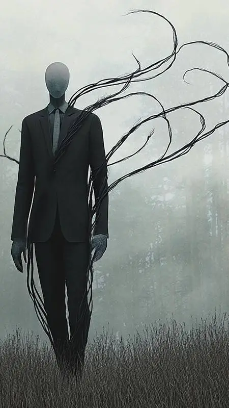 ai character: Slenderman  background