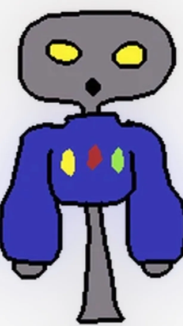 ai character: Play robot background