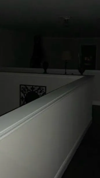 ai character: H&H analog horror background