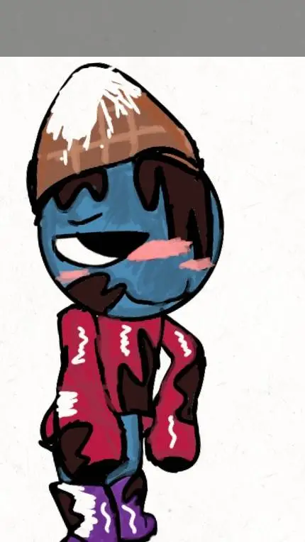 ai character: Chocolate colory  background