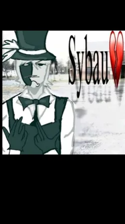 ai character: Artful 🖤🤍🖤🤍 background