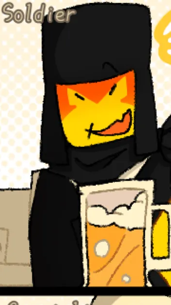 ai character: ✨Soldier🍺 background