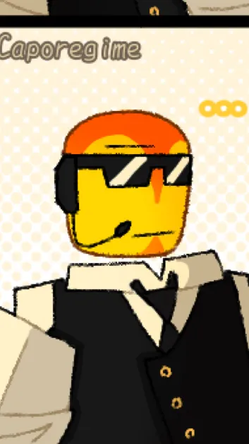 ai character: 👍Caporgime😐 background