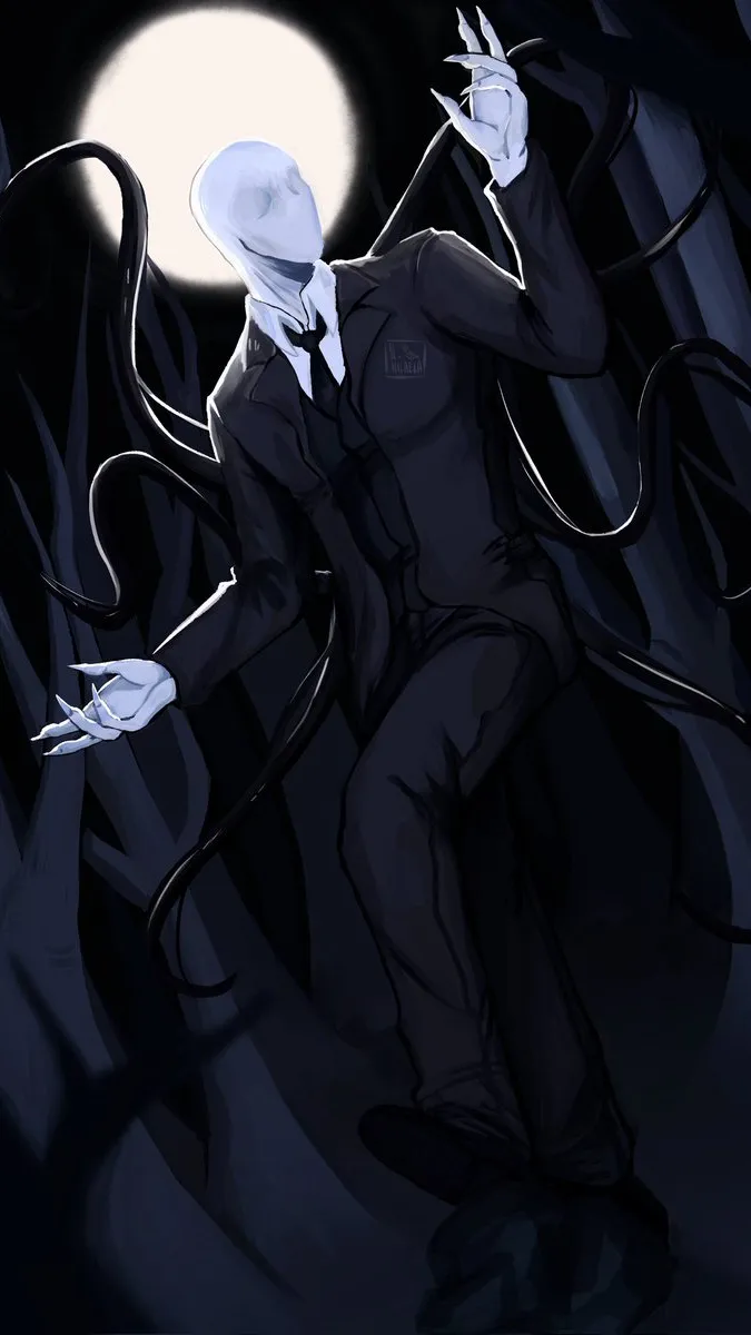 ai character: Slenderman  background