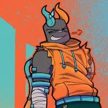 chat with ai character: COIL🧡🩵