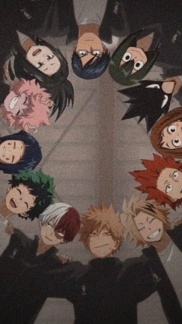 ai character: MHA kiss trend background