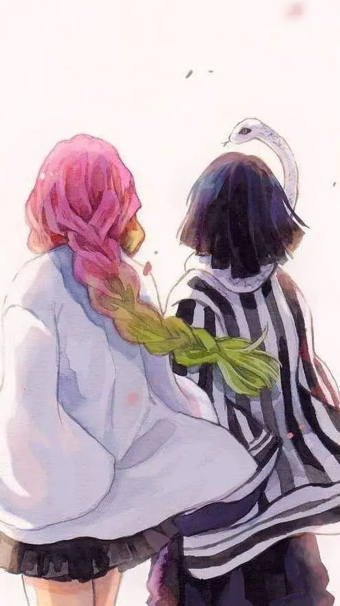 ai character: Mitsuri x obanai background