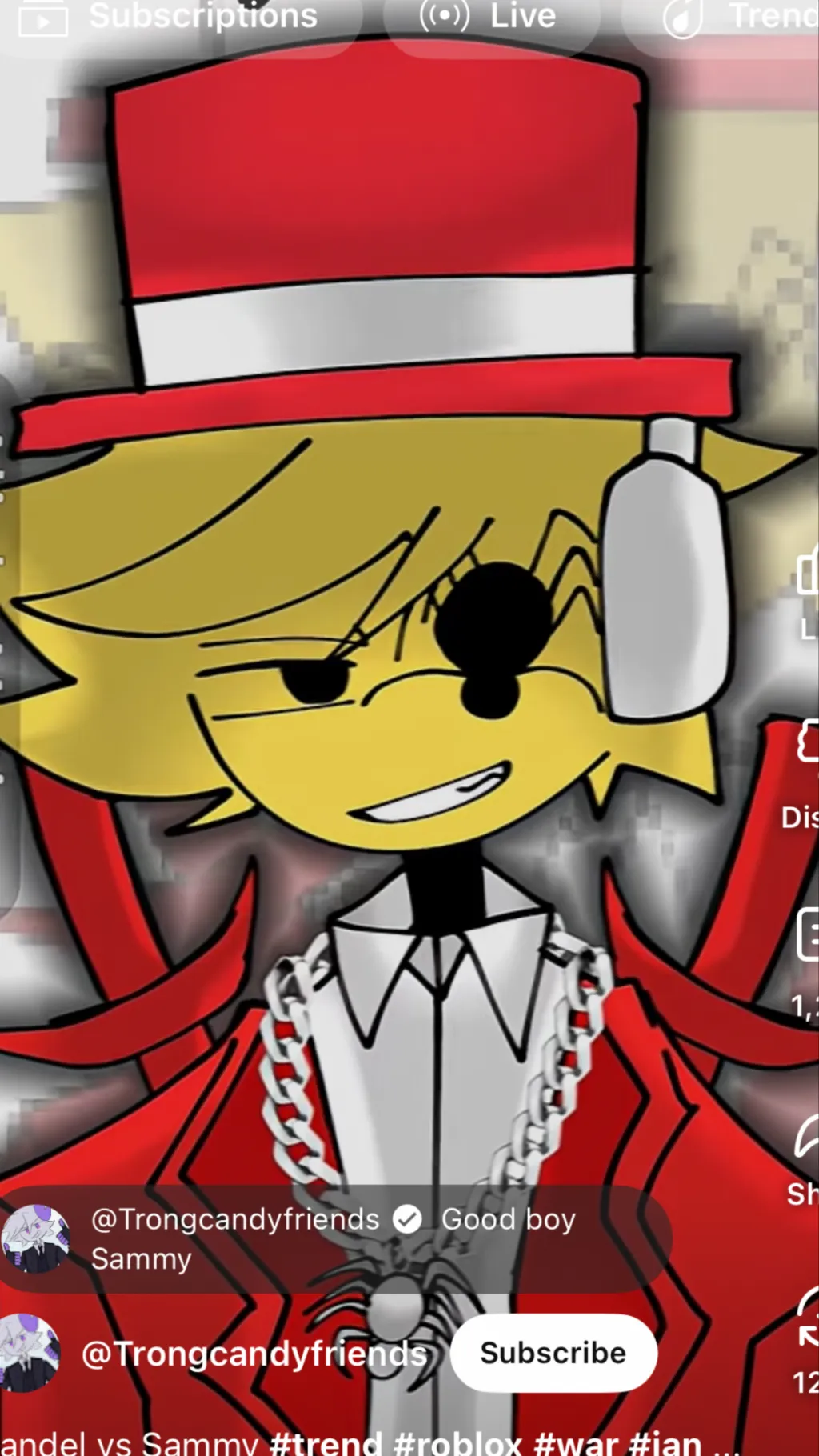 ai character: Sammy background