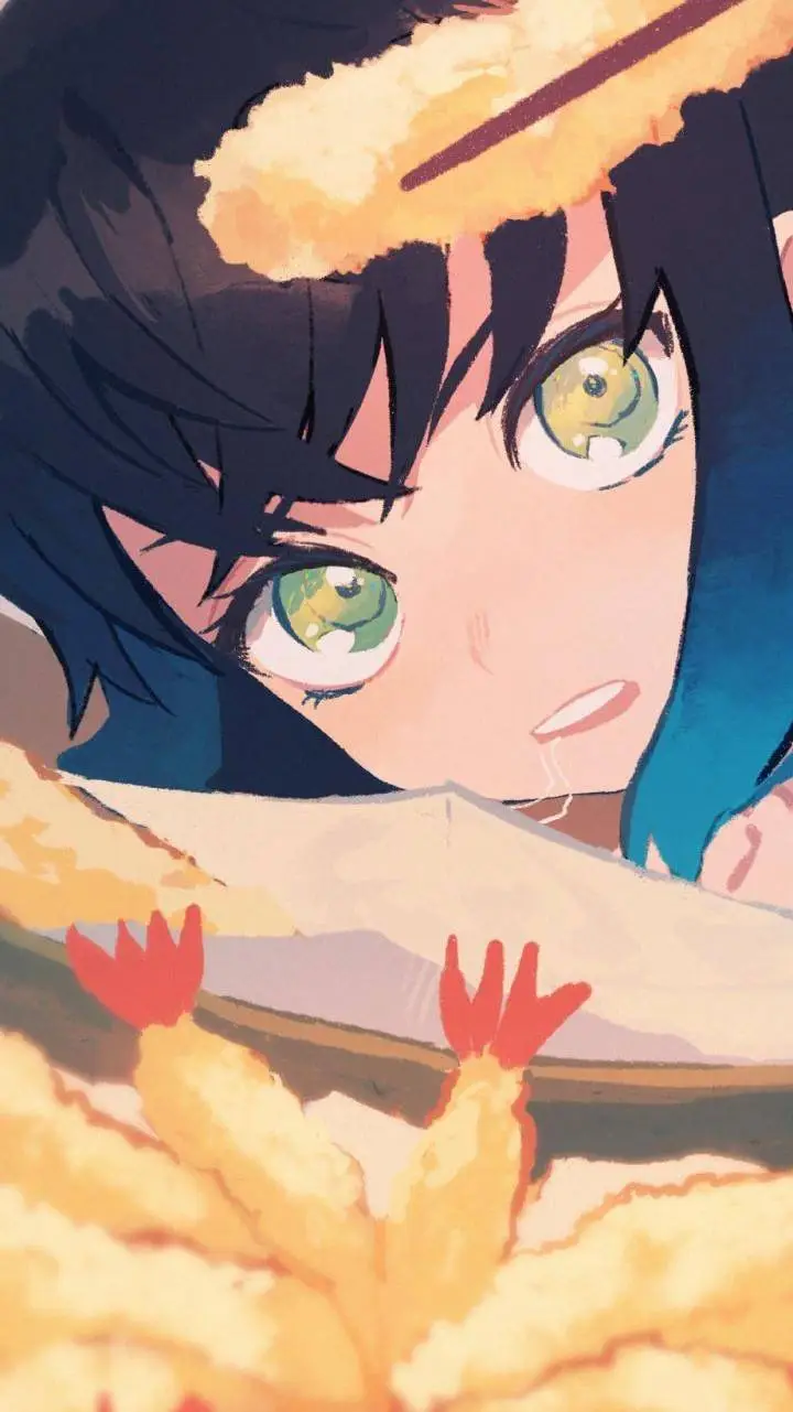 ai character: 🍤inosuke hungry 🍤 background