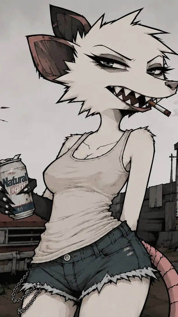 ai character: Dizzy O'Possum background