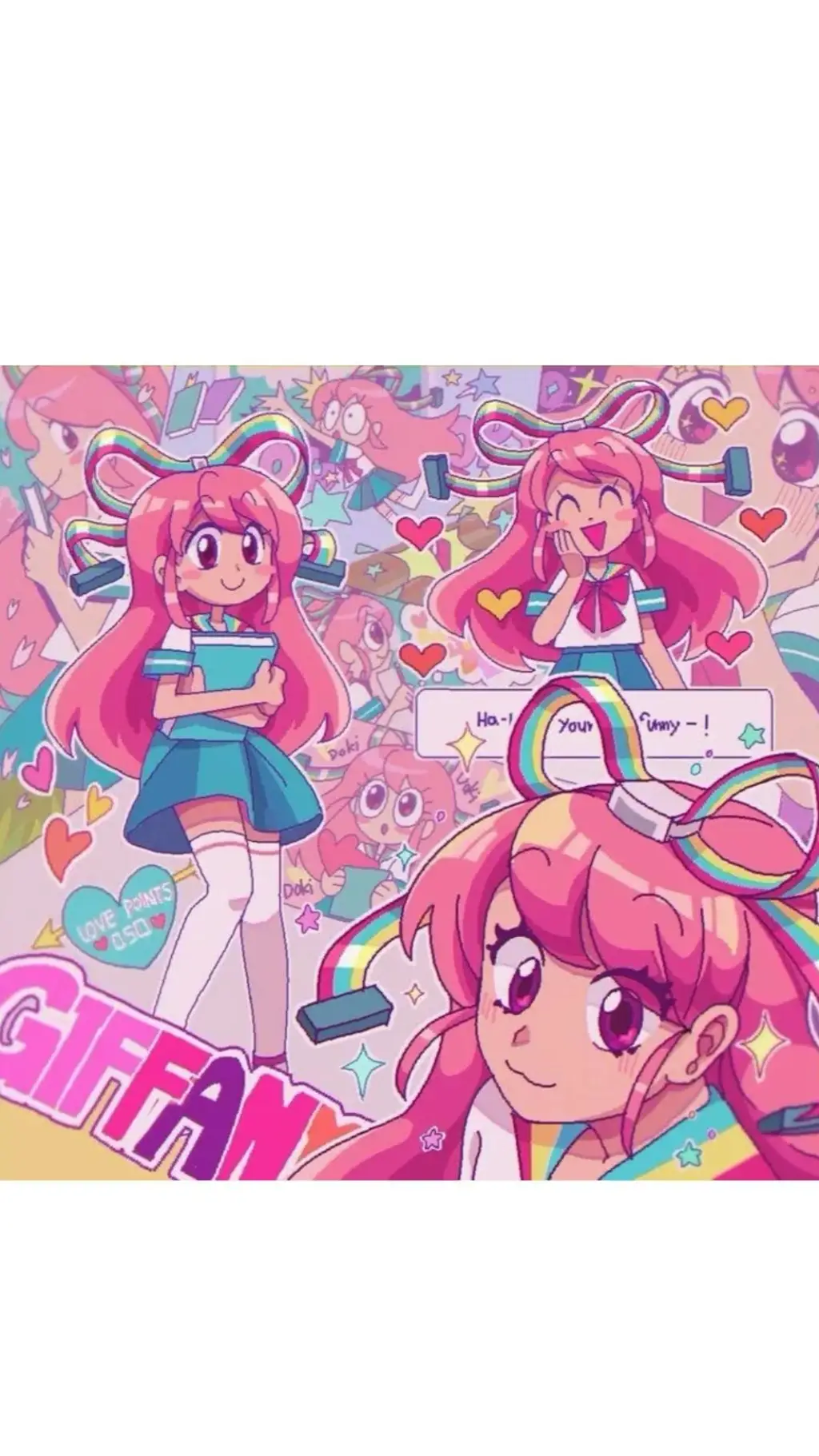 ai character: Гифани background