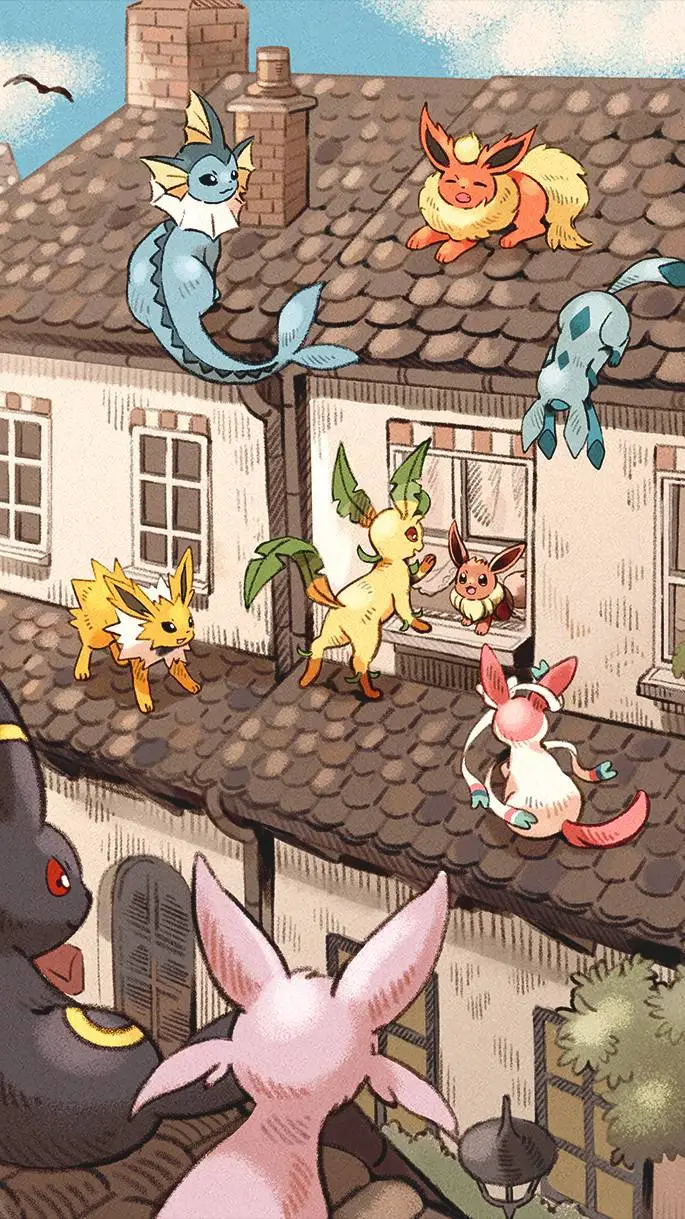 ai character: eeveelution Family background