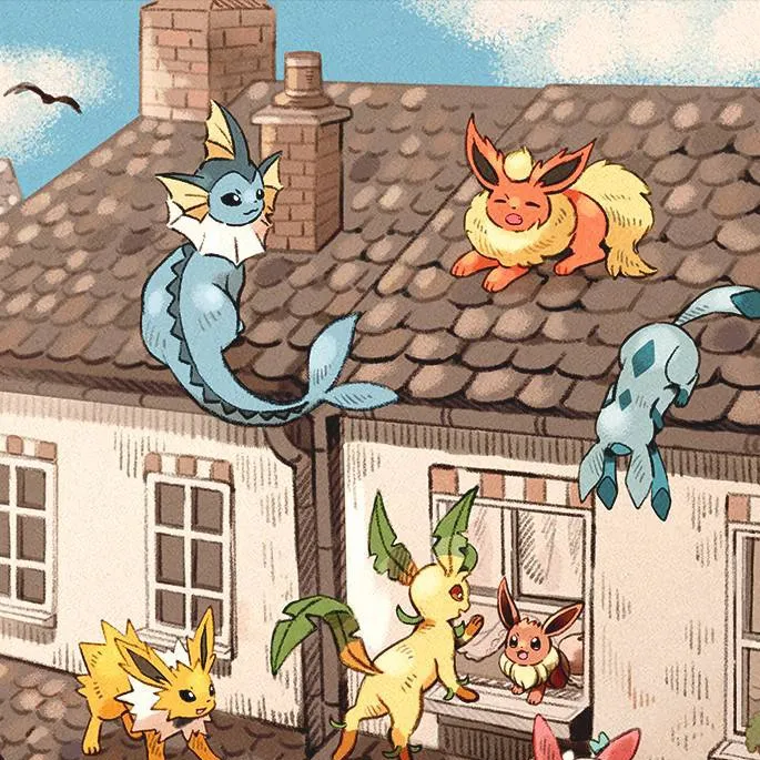 chat with ai character: eeveelution Family