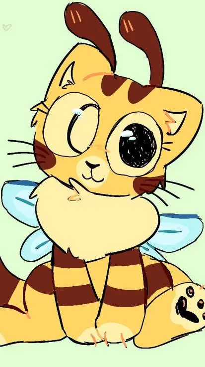 ai character: Cat-Bee🐝 background